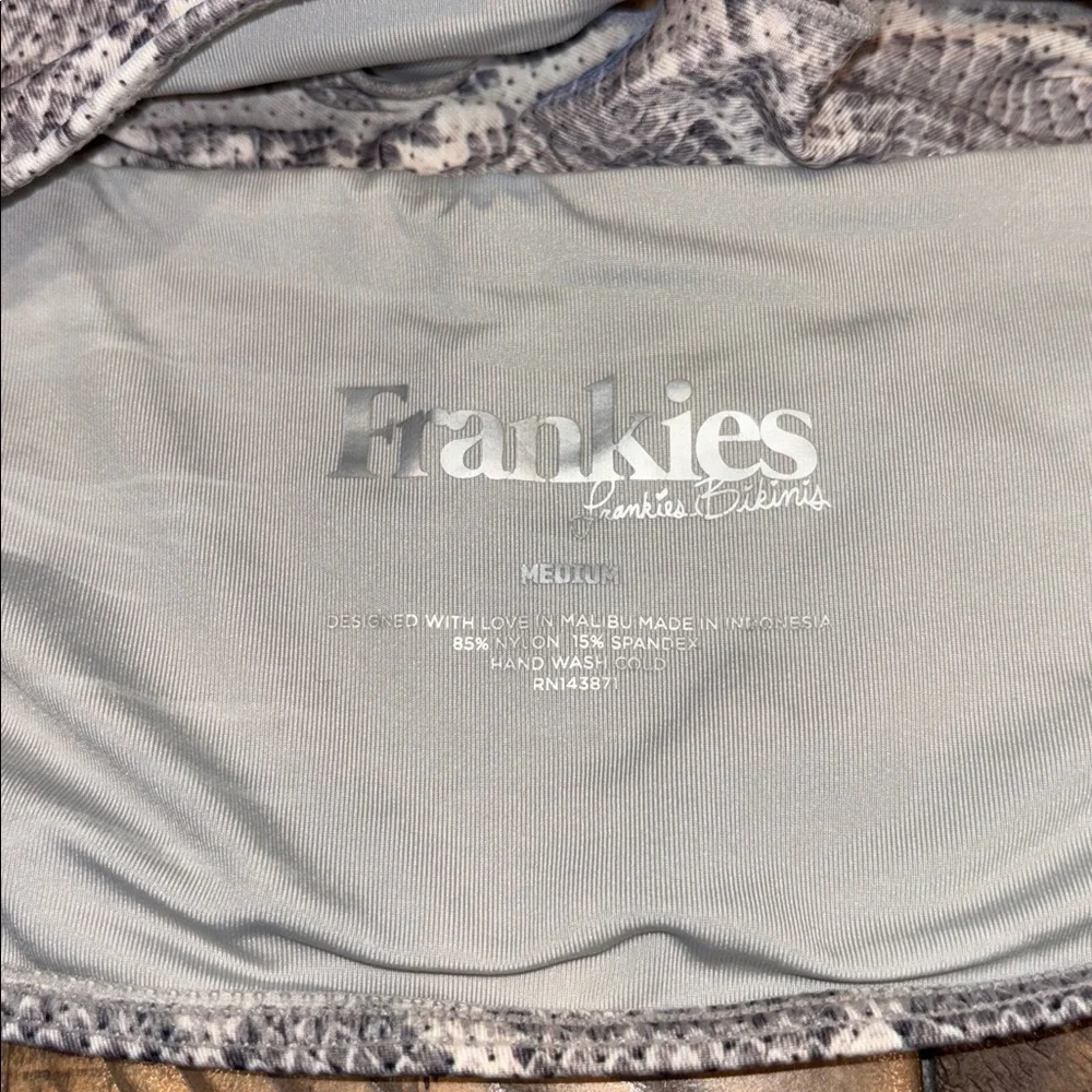Frankies Bikinis Snake Skin Bikini